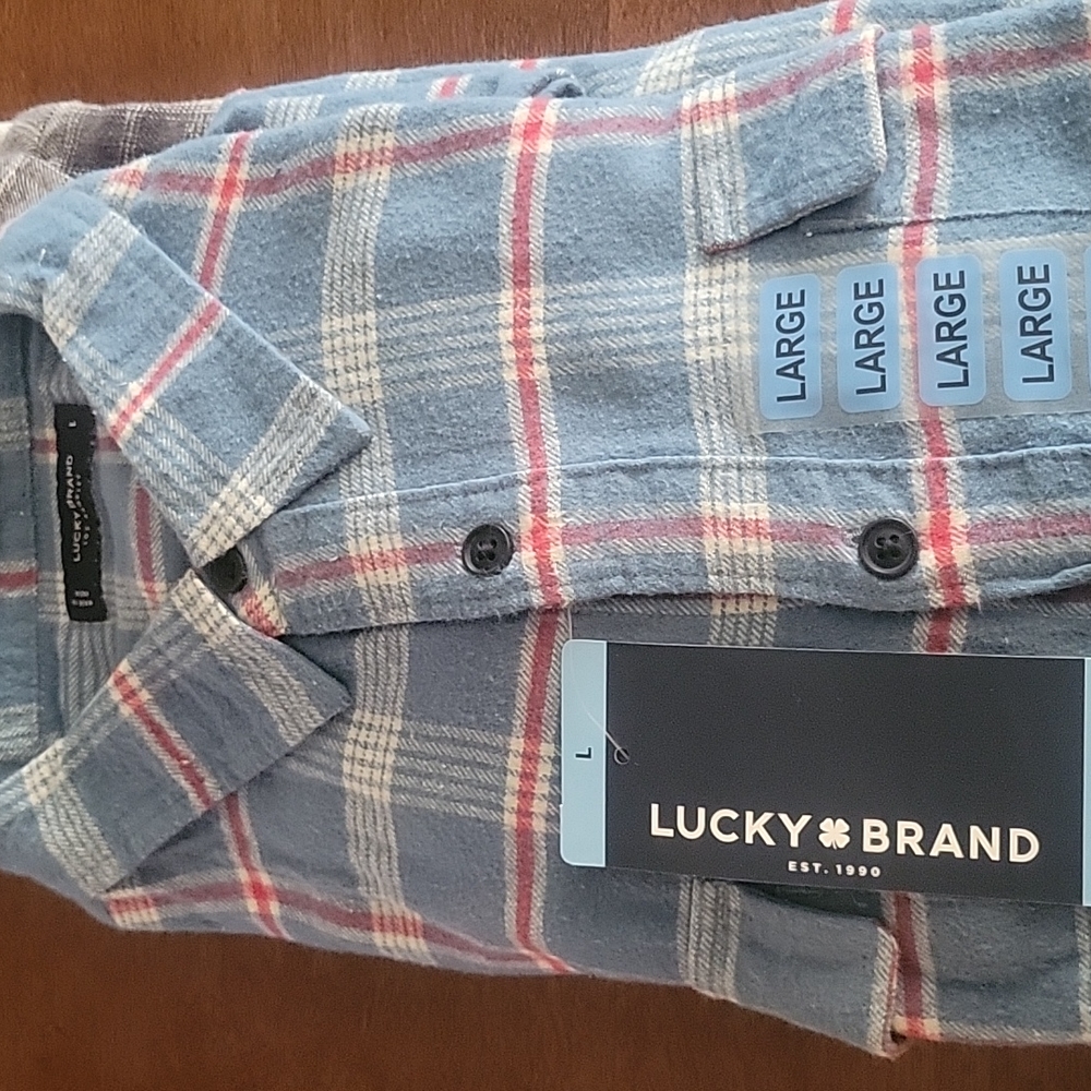 Lucky Brand flannels - Picture 2 of 3